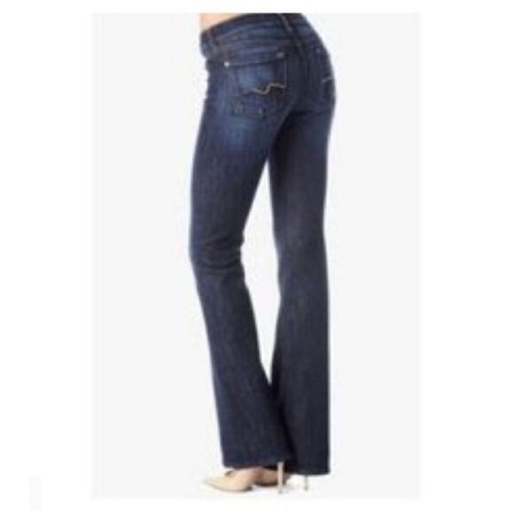 7 for all Mankind Bootcut Rhinestone Jeans 29 - Picture 1 of 8